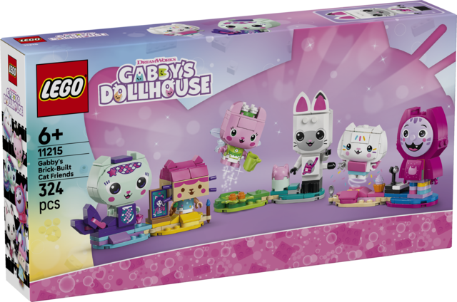 LEGO Gabby's Dollhouse Gabbys klodsbyggede katteven 11215