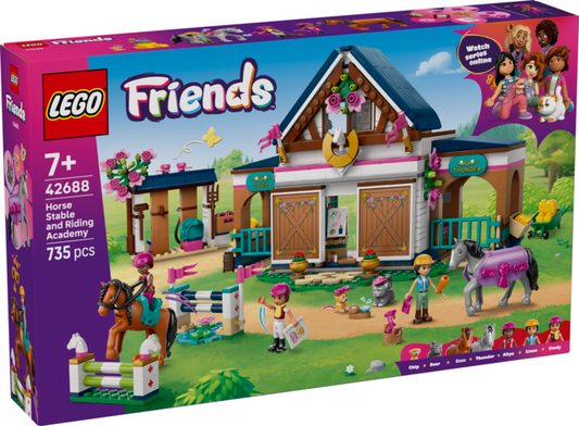 LEGO Friends Hestestald og rideskole 42688