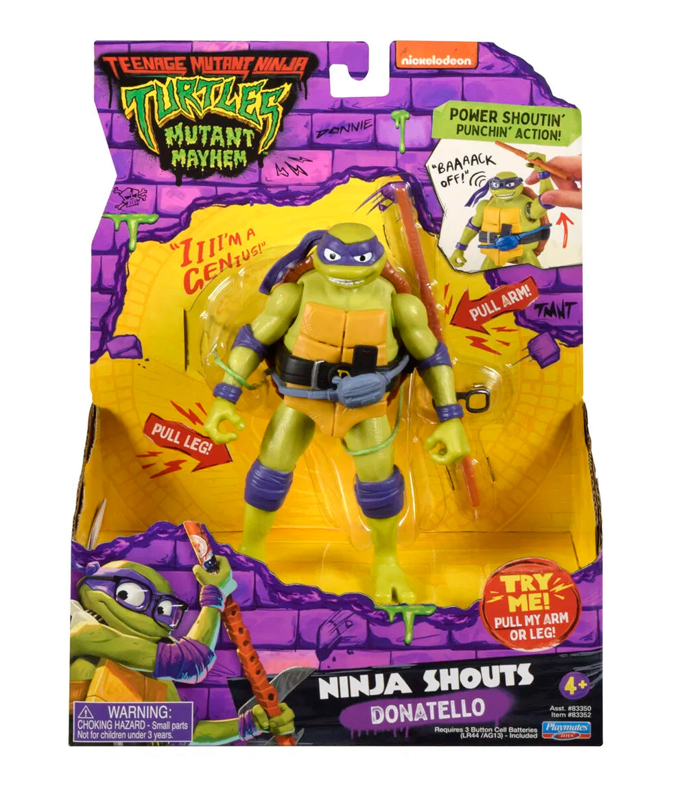 Turtles Mutant Mayhem Power Sounds Donatello 14cm