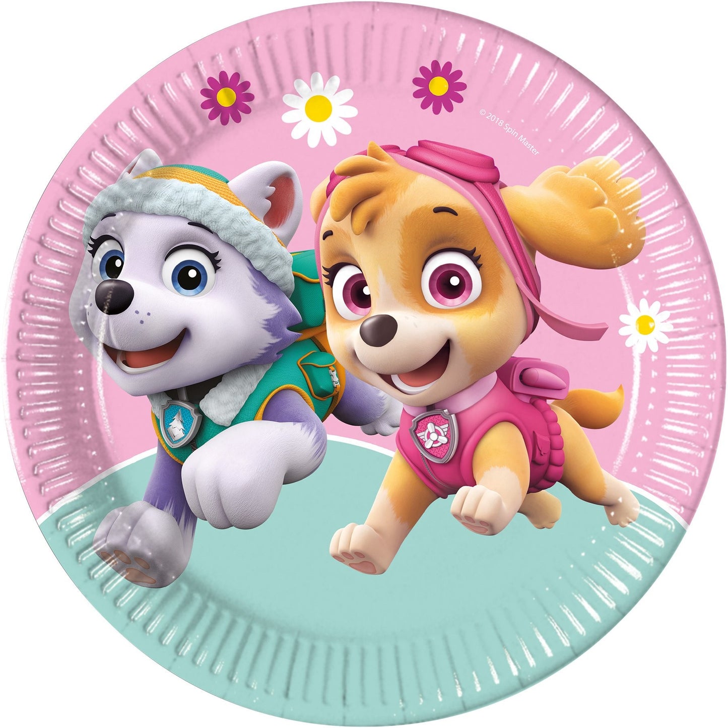 Paw Patrol pigerne paptallerkner 23 cm