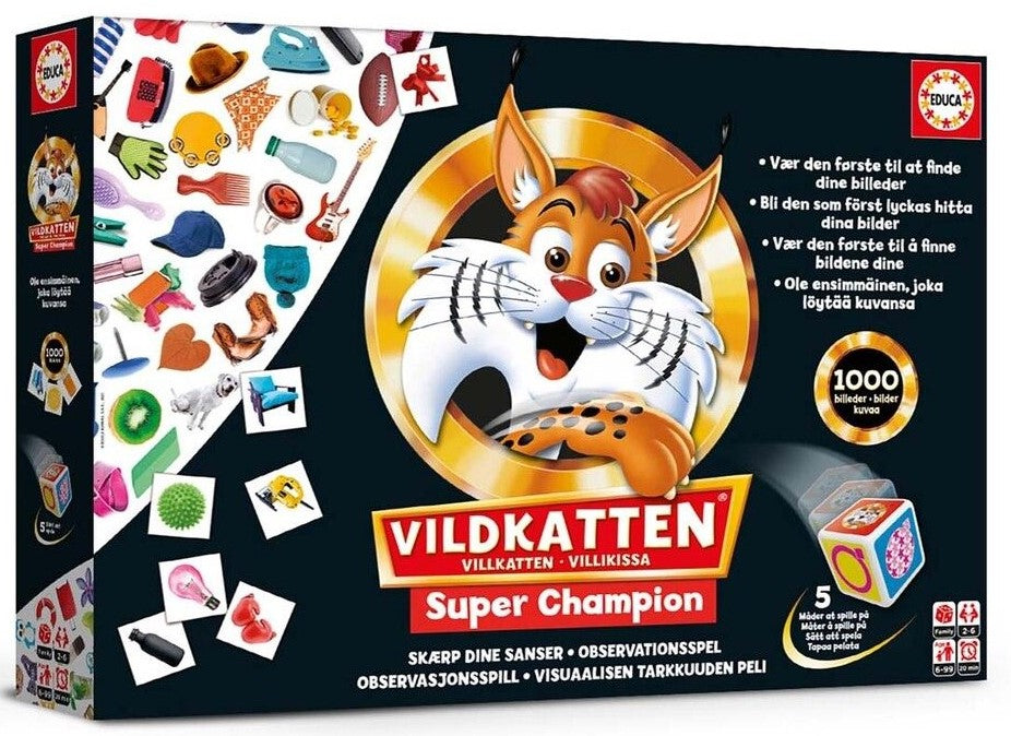 Vildkatten Super Champion 1000 Brikker