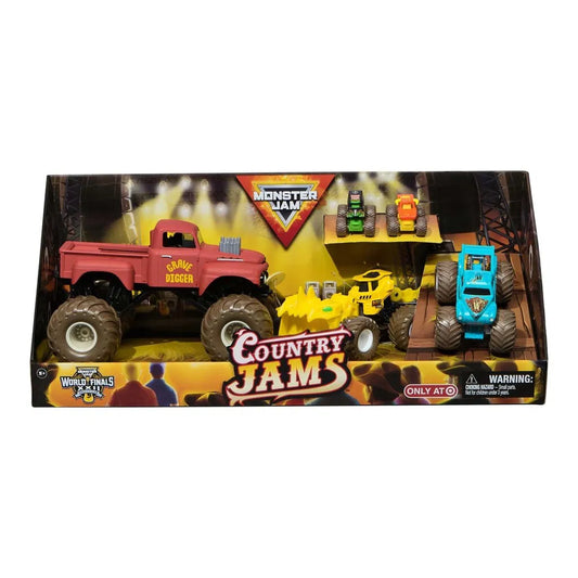 Monster Jam Multi Scale Country Jams 5 Pack