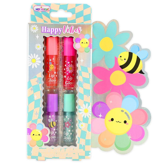 HAPPY VIBES LIP GLOSS 4pcs 5cm