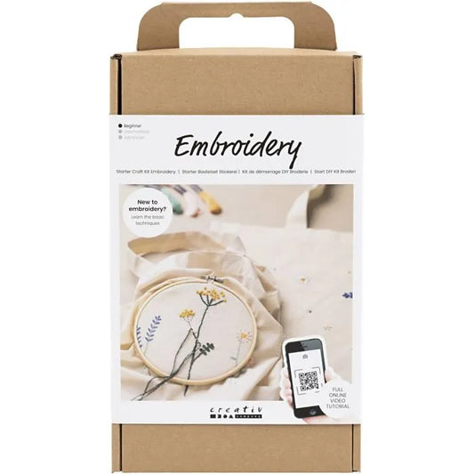 Start DIY Kit Broderi, Blomster