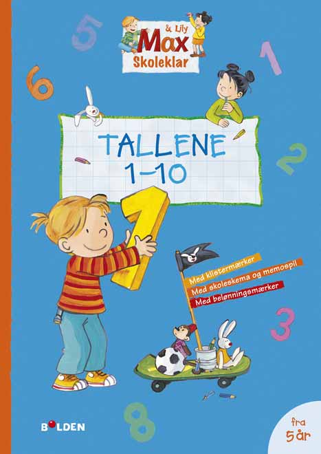 Max skoleklar: Tallene 1-10