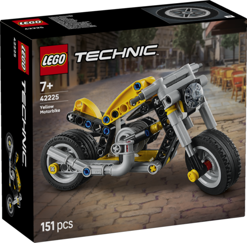 LEGO Technic Gul motorcykel 42225