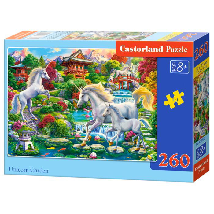 Castorland Puslespil Enhjørninge haven, 260 brik, +8år