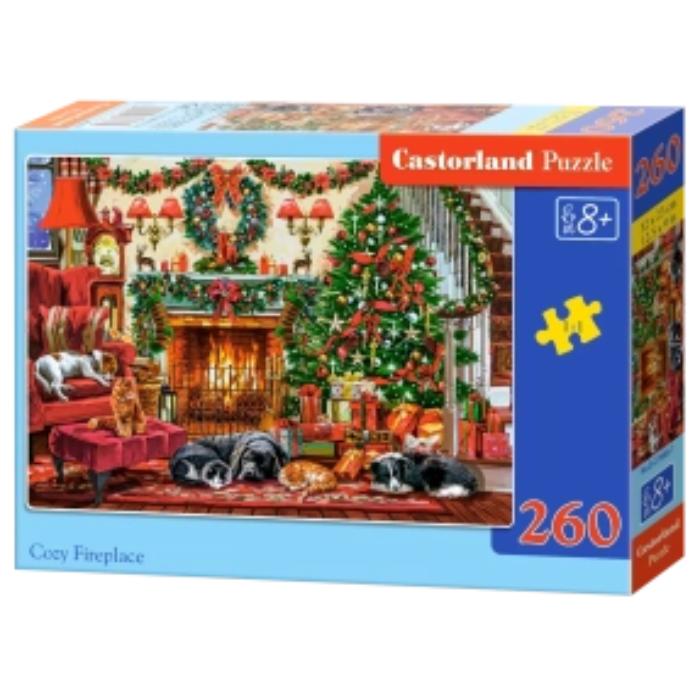 Carstorland Puslespil 260 brikker julehygge ved pejsen