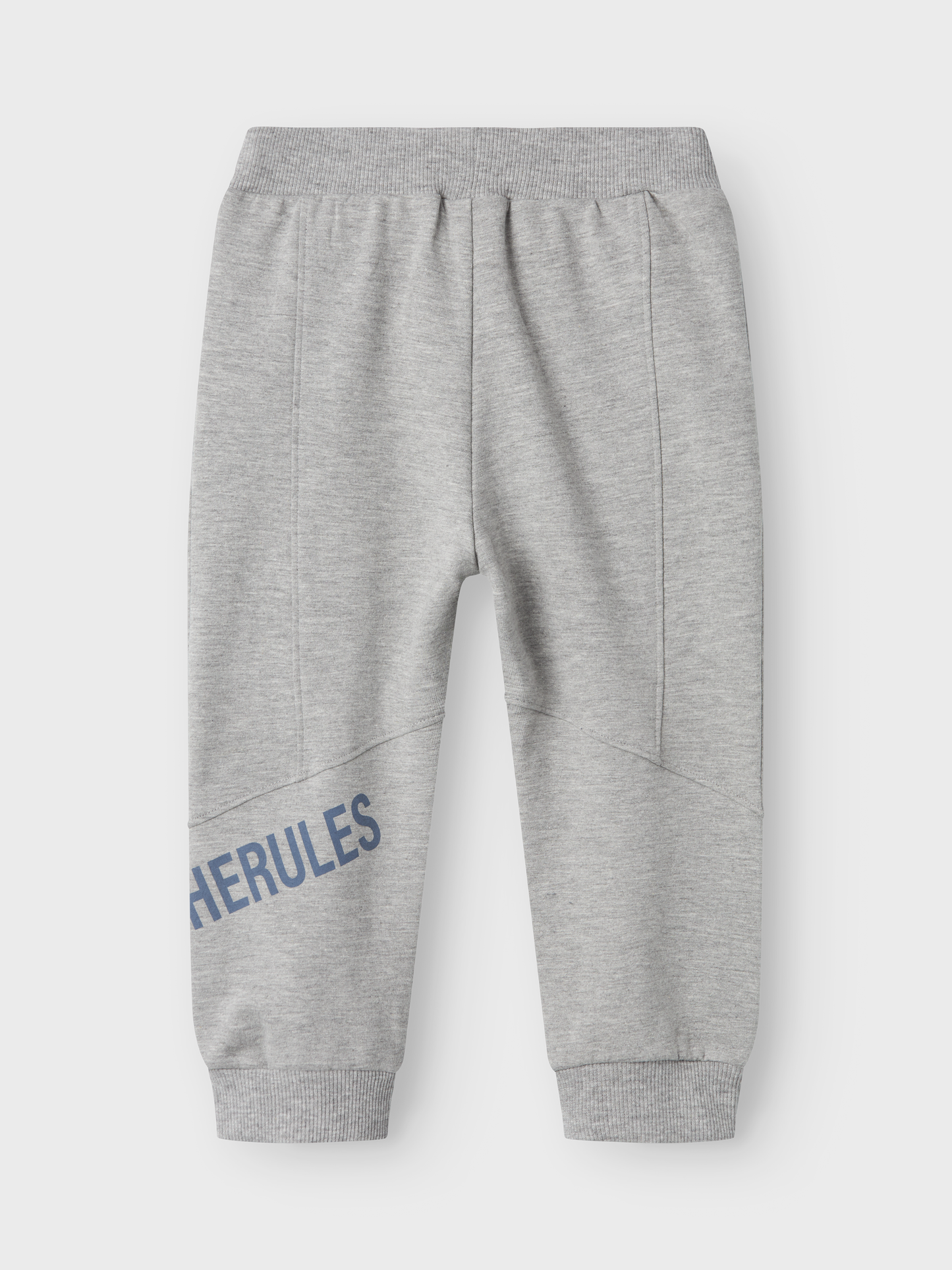 Name It joggingbuks m/tekst benet grå 98 cm