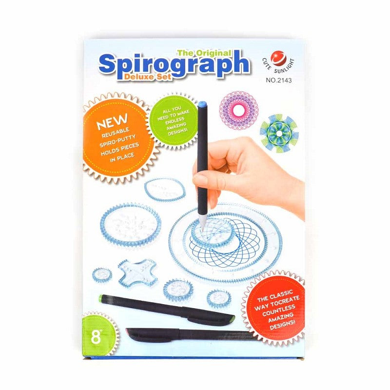 SPIROGRAPH SET indeholder 26 stykker