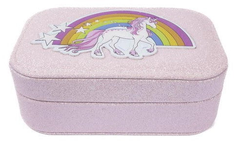 Pretty Precious Unicorn Jewelry Box in Pink