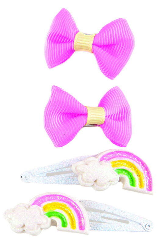 Snap Happy Rain-Bow Clips