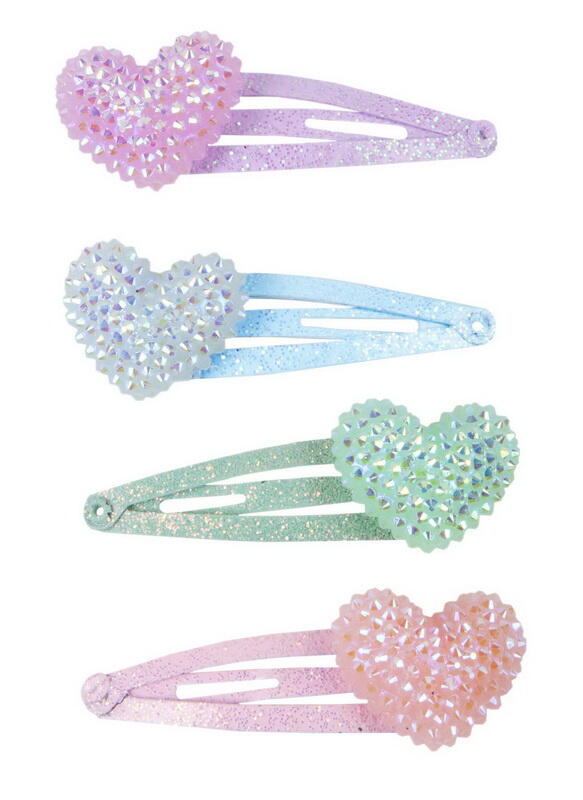 Sparkle Heart Bobble hårspænder