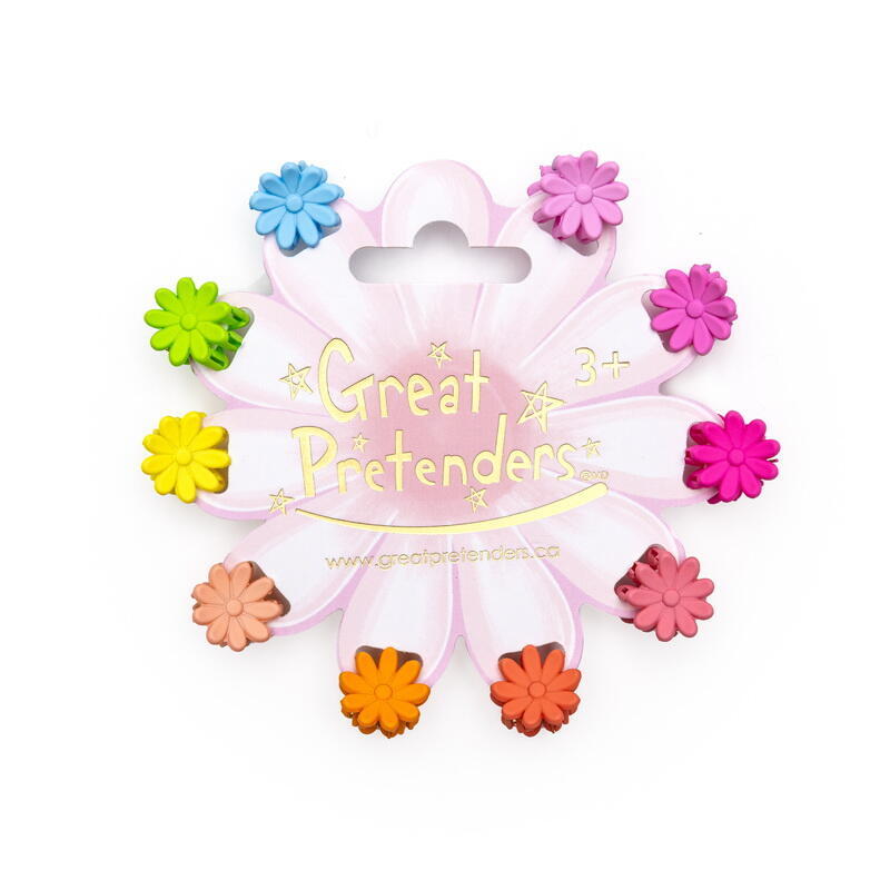 Daisy Delight Mini Hairclips, 10pc