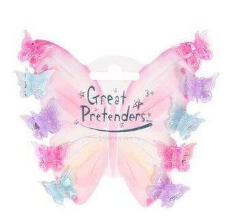 Fancy Flutter Mini Hairclip Set 10 stk.