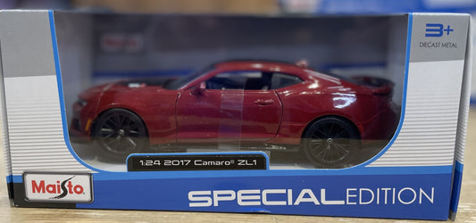 MAISTO 2017 Chevrolet Camaro 1:24 met. red