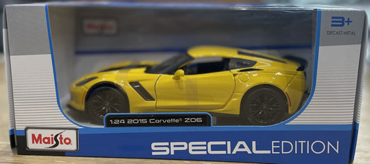 MAISTO 2015 Corvette Z06 1:24 yellow