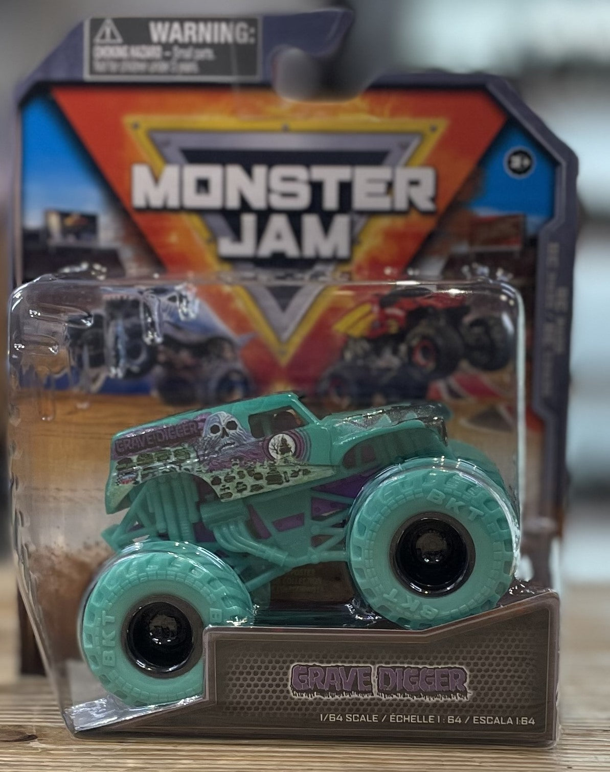 Monster Jam 1:64 Enkeltpakke Grave Digger