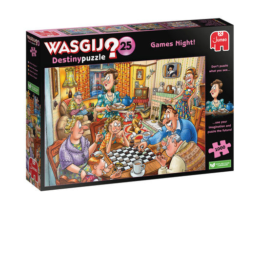 Wasgij Destiny 25 Games Night! - 1000 Brikker