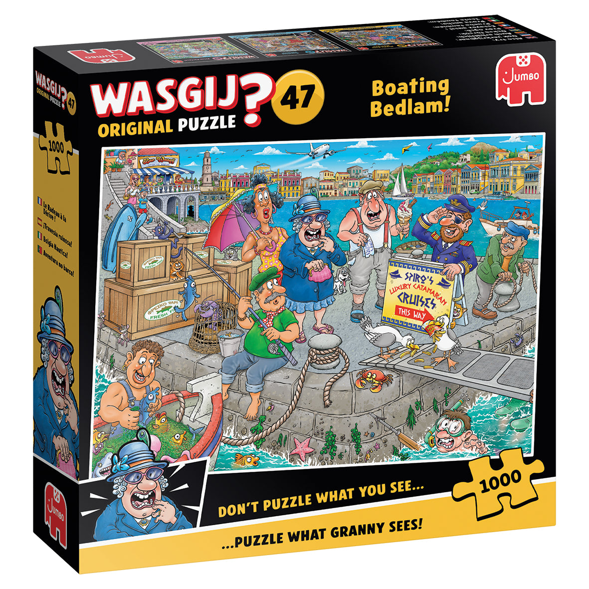 Wasgij Original 47 - Boating Bedlam 1000 Brikker