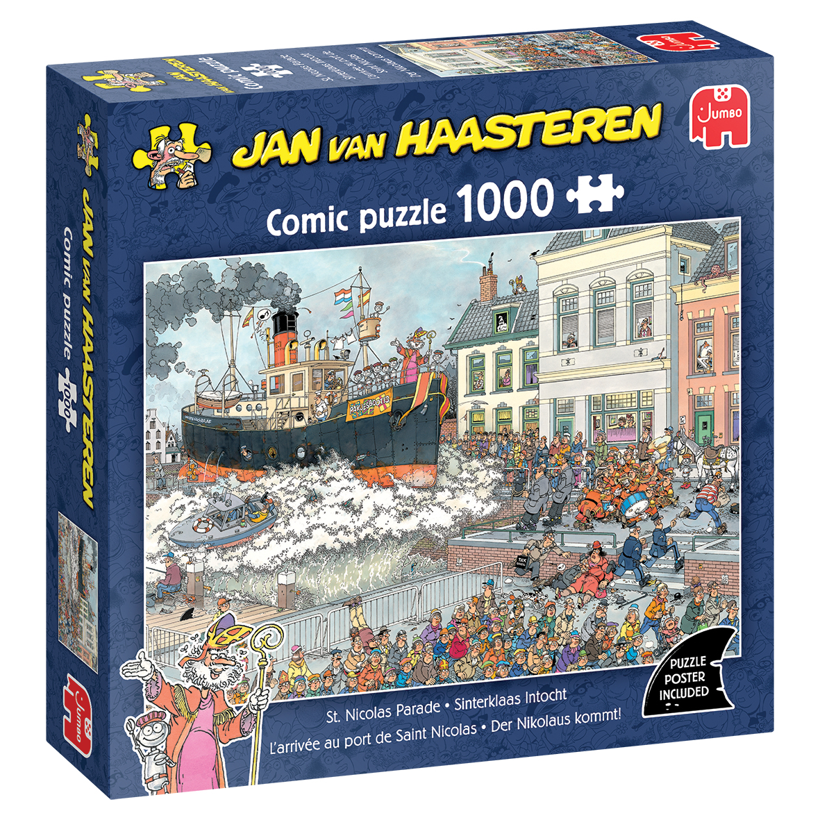 Jan Van Haasteren Puslespil Sct Nicolas parade - 1000 brikker