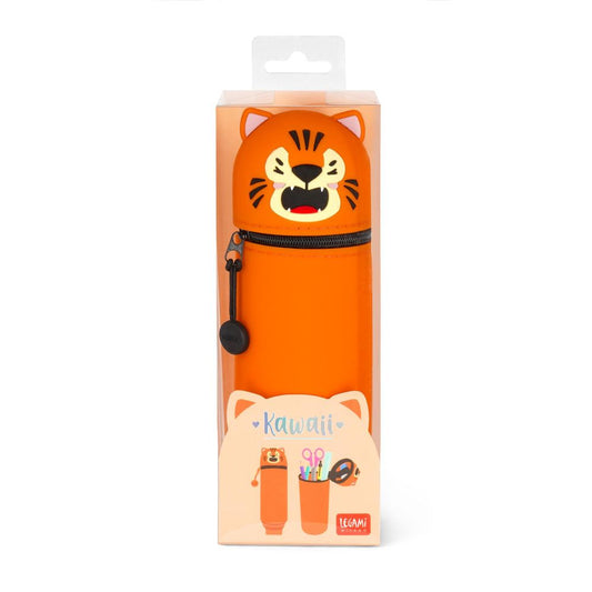 Penalhus af silikone, Kawaii, Tiger