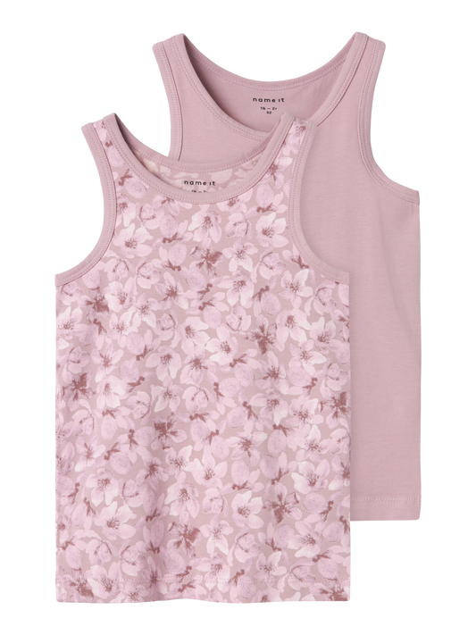 Name It 2 pk tanktop med blomster 86 cm