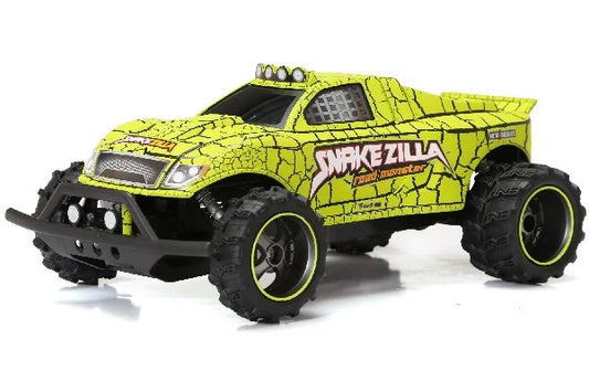 New Bright Snake-Zilla R/C 1:14, Li-Ion+USB, green