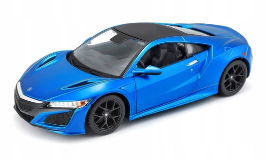 Maisto – 2018 Acura NSX Blue with Black Top 1:24