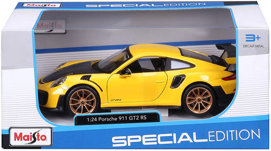 Porsche 911 GTS R2 Yellow/Black 1:24.