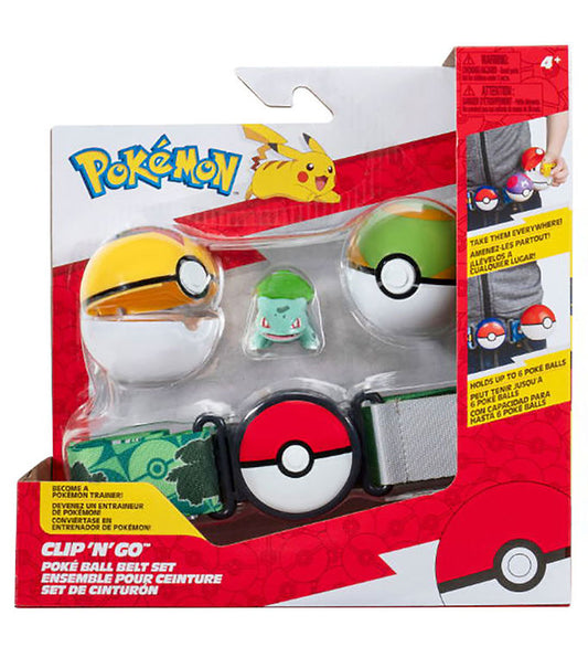 Pokémon Legesæt Clip 'n' Go Belt Bulbasaur Fra Pokémon