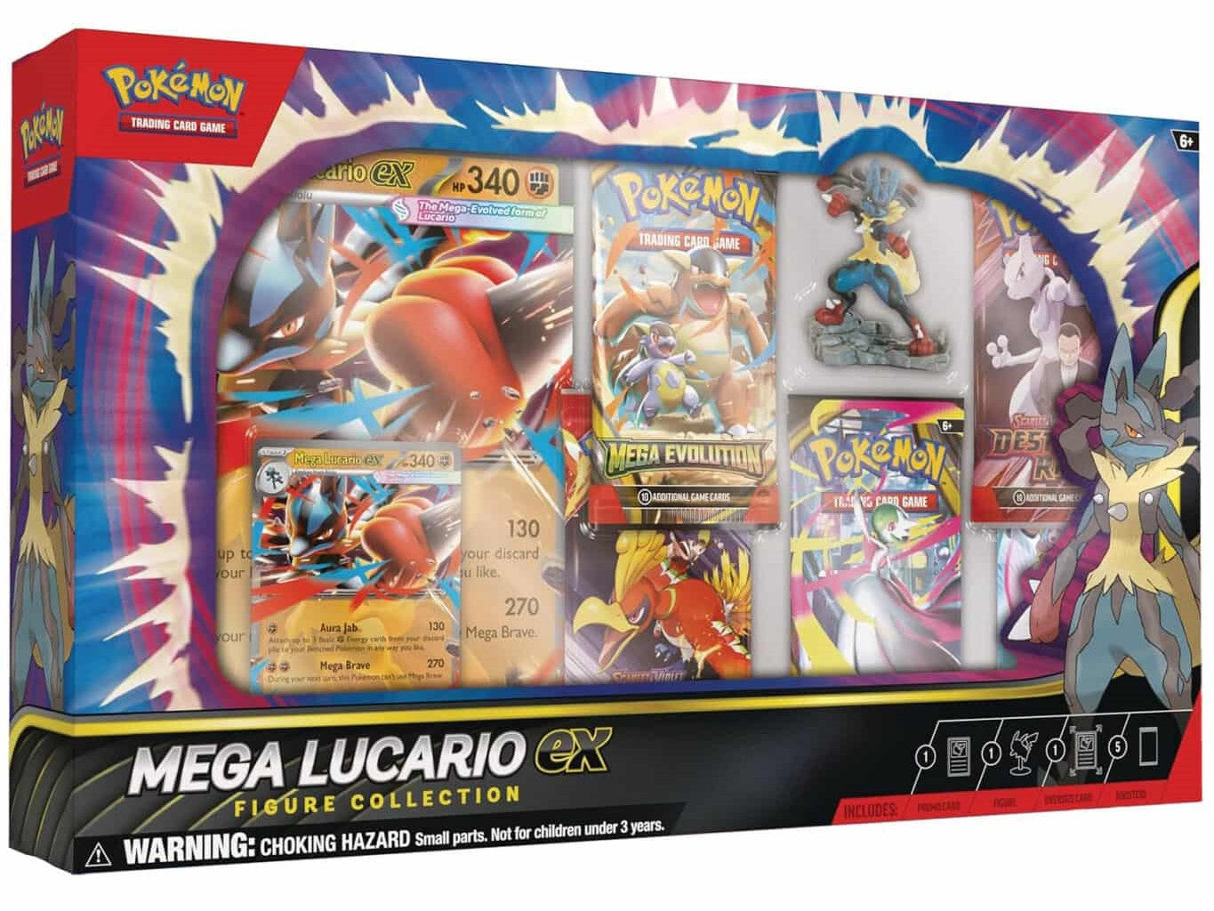 Pokémon TCG – Mega Lucario EX Figure Collection
