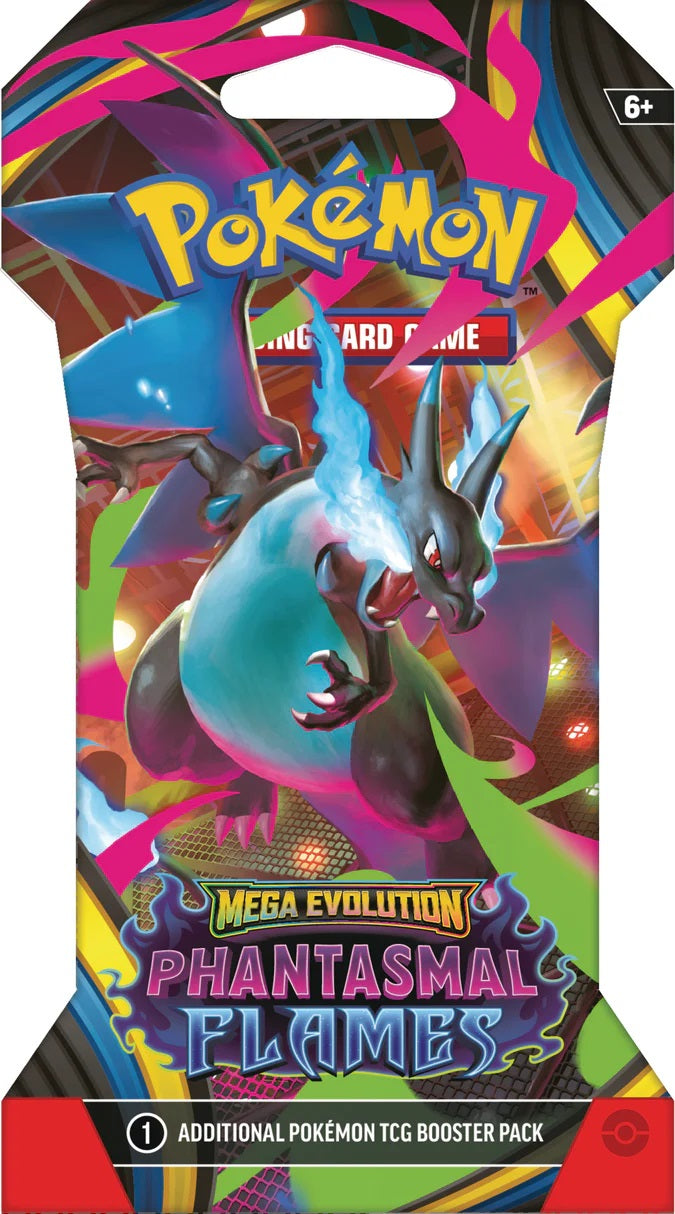 Pokémon TCG – Mega Evolution: Phantasmal Flames Sleeved Booster Pack&nbsp;