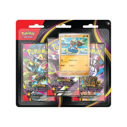Pokemon Blister Pack - 3-Pack: Pitch Black