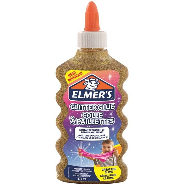 Elmer's 177 ml glitter lim Gold