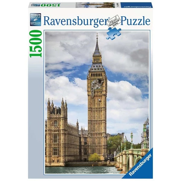 Ravensburger puslespil - Findus i Big Ben - 1500 brikker