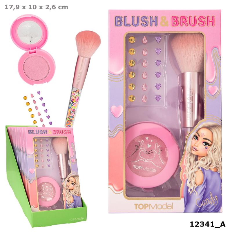 TOPModel blush og brushsæt beauty and me