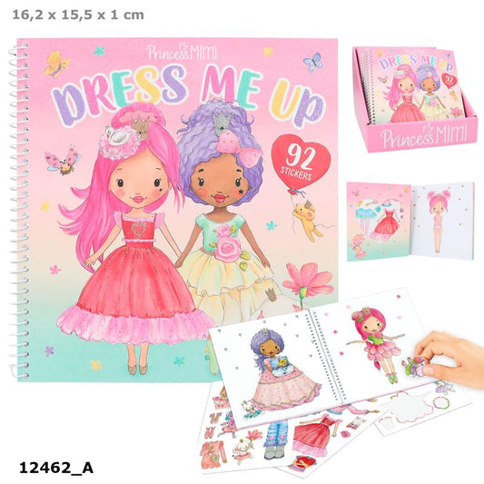 Princess Mimi Dress Me Up Stickersbog