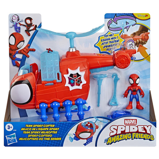 MARVEL Spidey og hans fantastiske venner 3" Team Spidey-helikopter