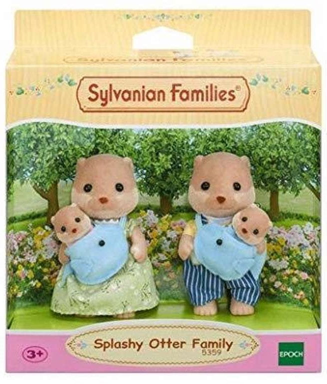 Sylvanian Families Splashy Otter Family 5359