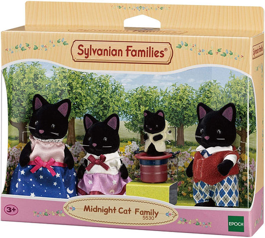 Sylvanian Families Midnight Cat Family 5530