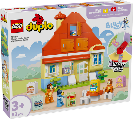 LEGO Duplo Blueys families hus med huskespil 10459