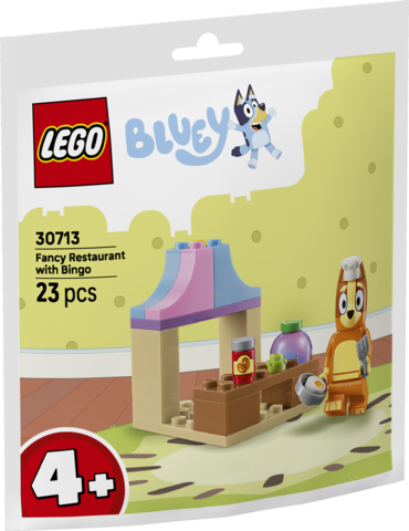LEGO Mini figur Fin restaurant med Bingo 30713