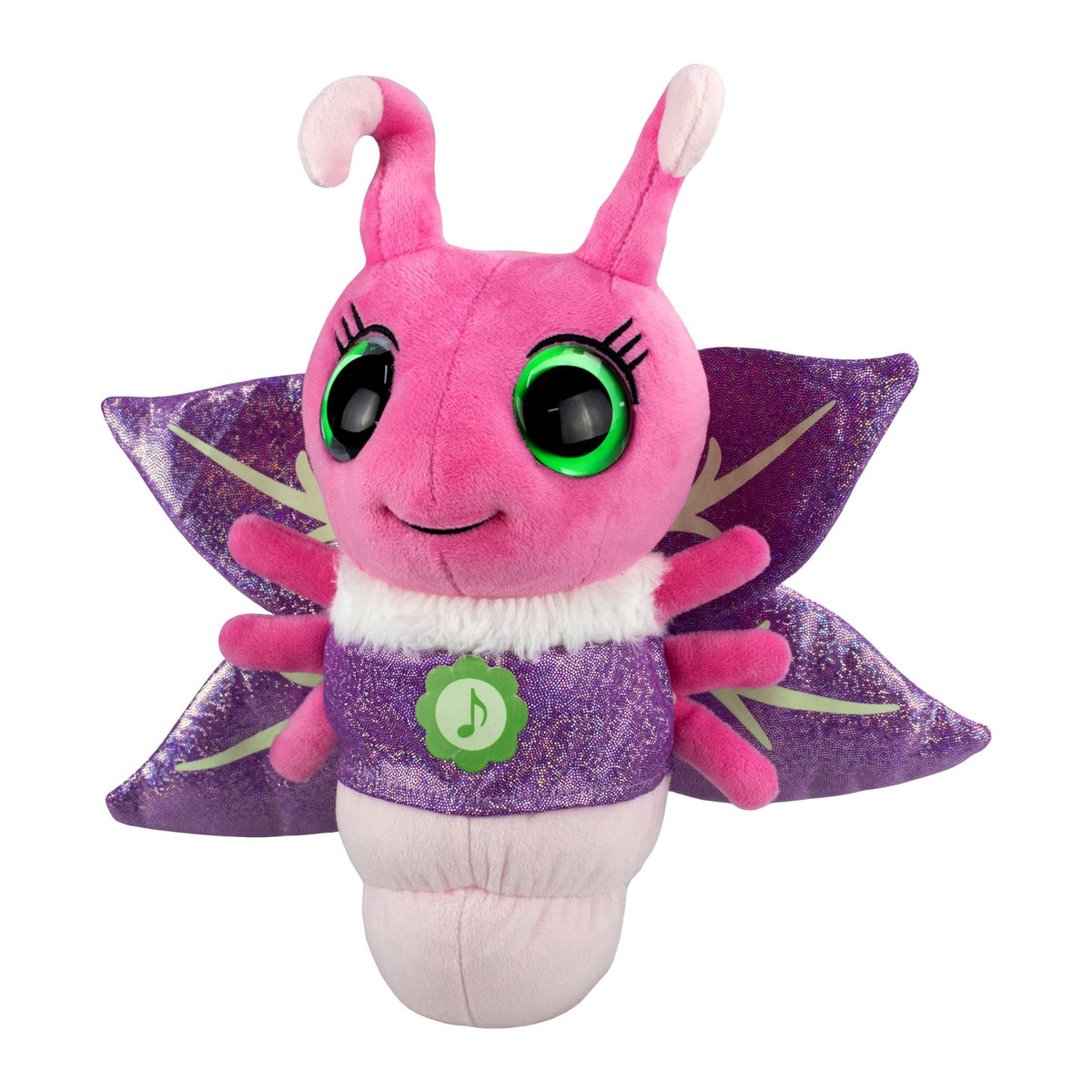 Glowies Fireflies Sovebamse med lys og lyd, Pink