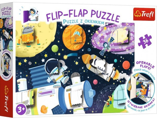 Trefl Puslespil - Flip - Flap - Rummet - 36 brikker