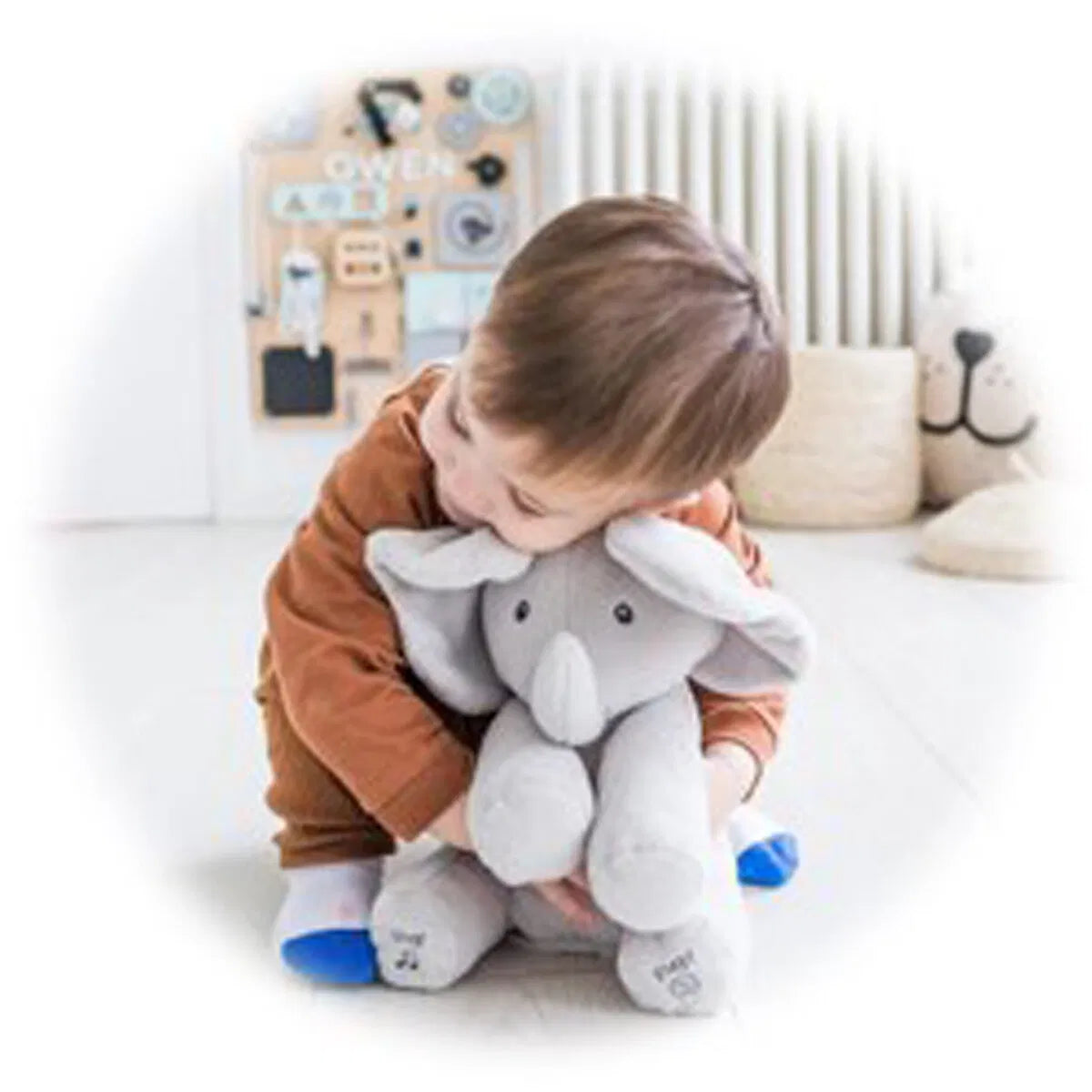 Baby Gund titte-bøh elefant