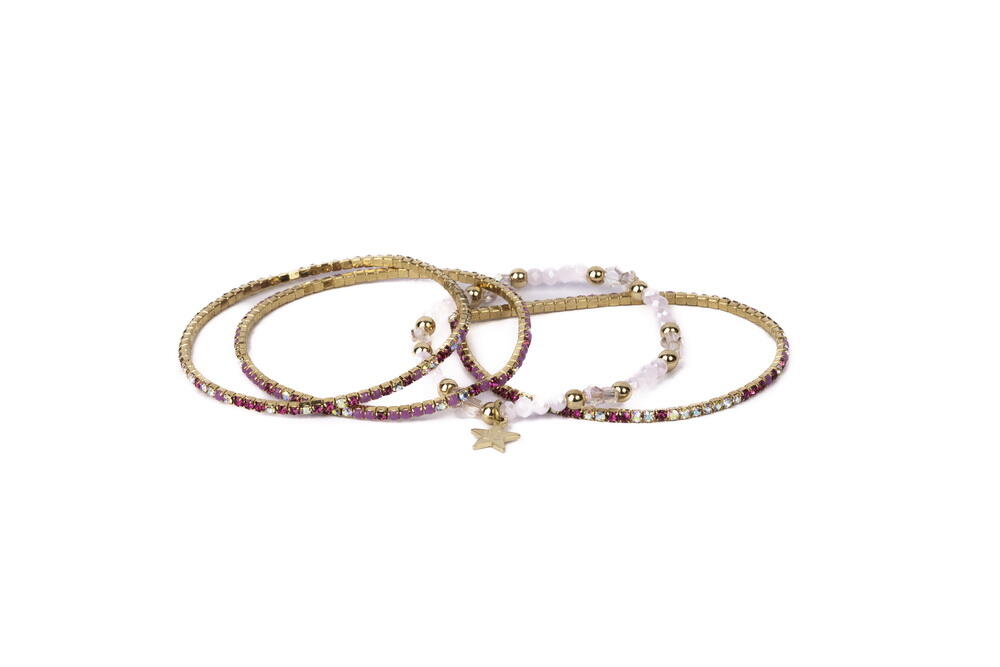 Boutique Glam Girl Bracelet Set - 4 Pc Set