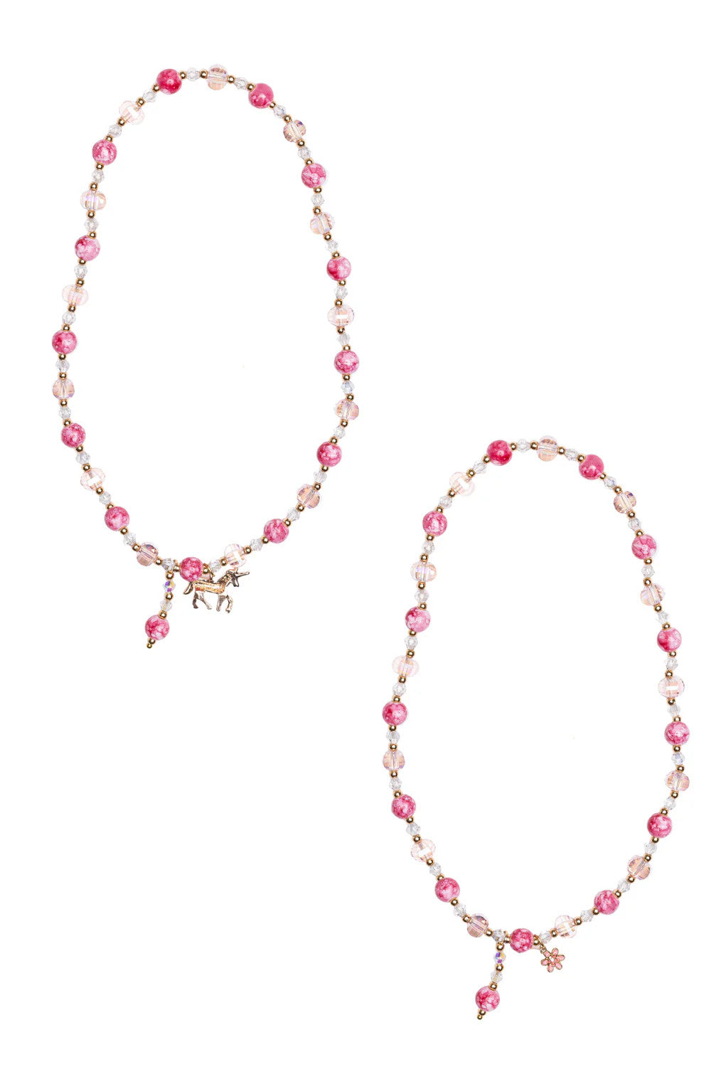 Boutique Pink Crystal Necklace assorted