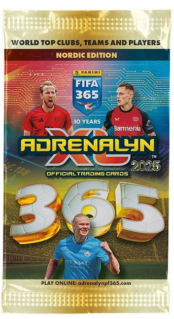 FIFA 365 2025 Booster pakke med 6 fodboldkort Adrenalyn XL