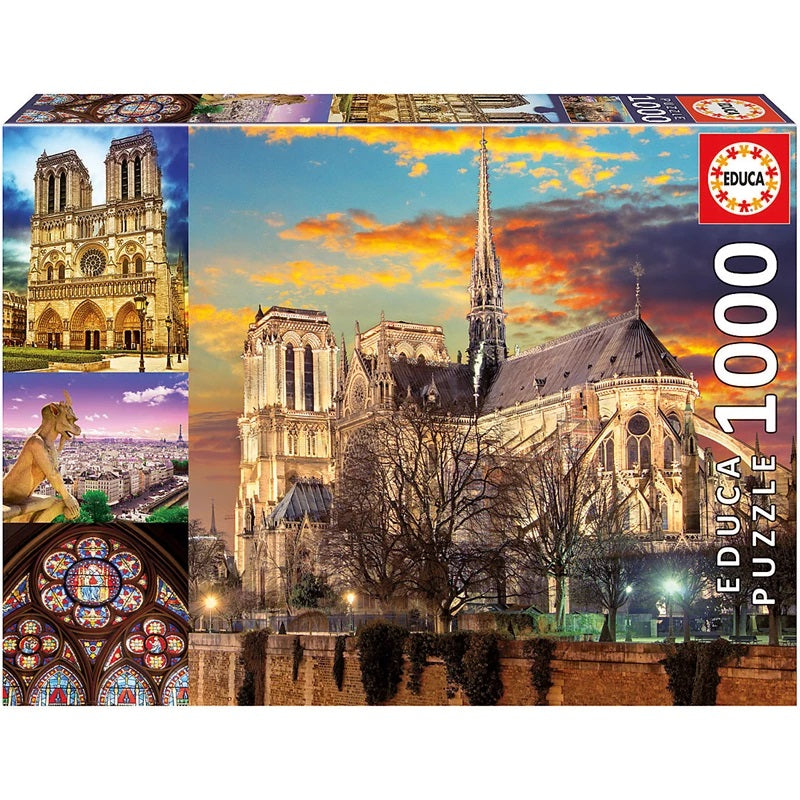 Educa puslespil 1000 brikker Notre Dame